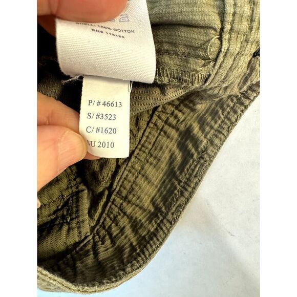 2010 Martin & Osa Cargo Shorts Army Olive Grunge boho Pockets Cotton - Size 2 - Picture 7 of 9